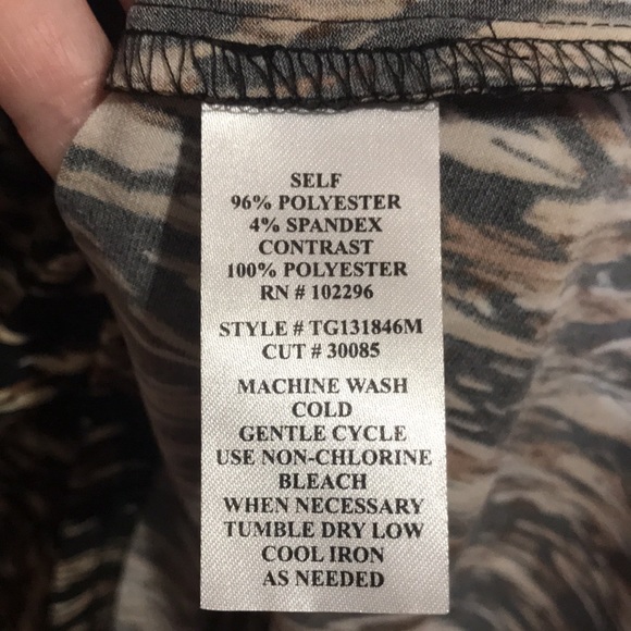 New Connecter Apparel Dress Size 10 Mid Calf Length NWT - Picture 4 of 4